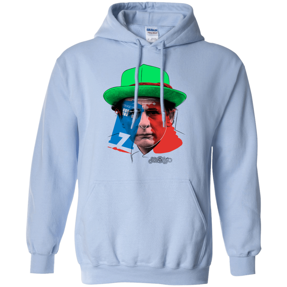 Sweatshirts Light Blue / S Doctor Warwhol 7 Pullover Hoodie