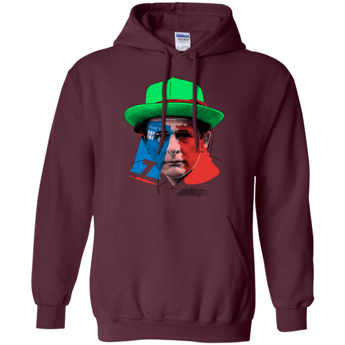 Sweatshirts Maroon / S Doctor Warwhol 7 Pullover Hoodie