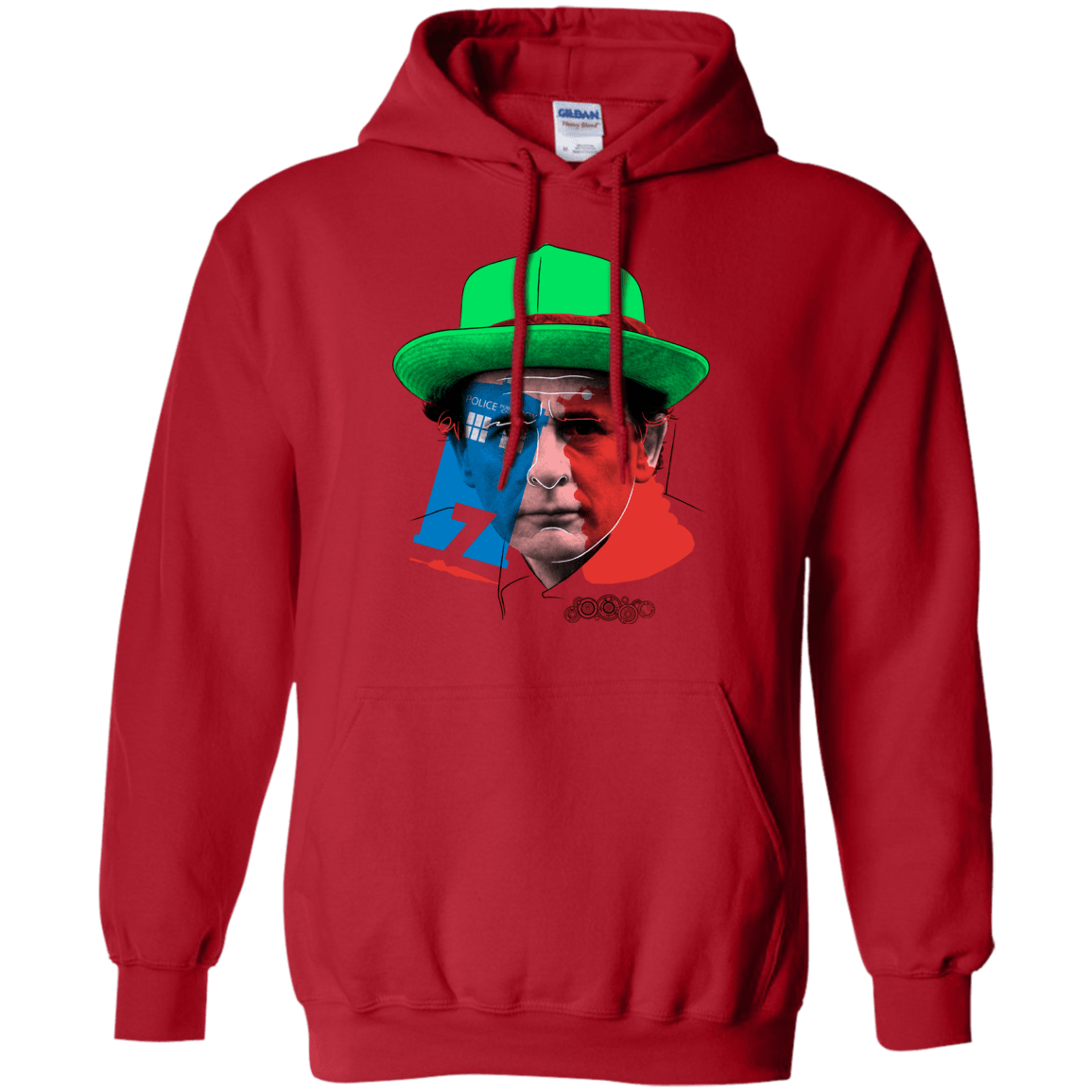 Sweatshirts Red / S Doctor Warwhol 7 Pullover Hoodie