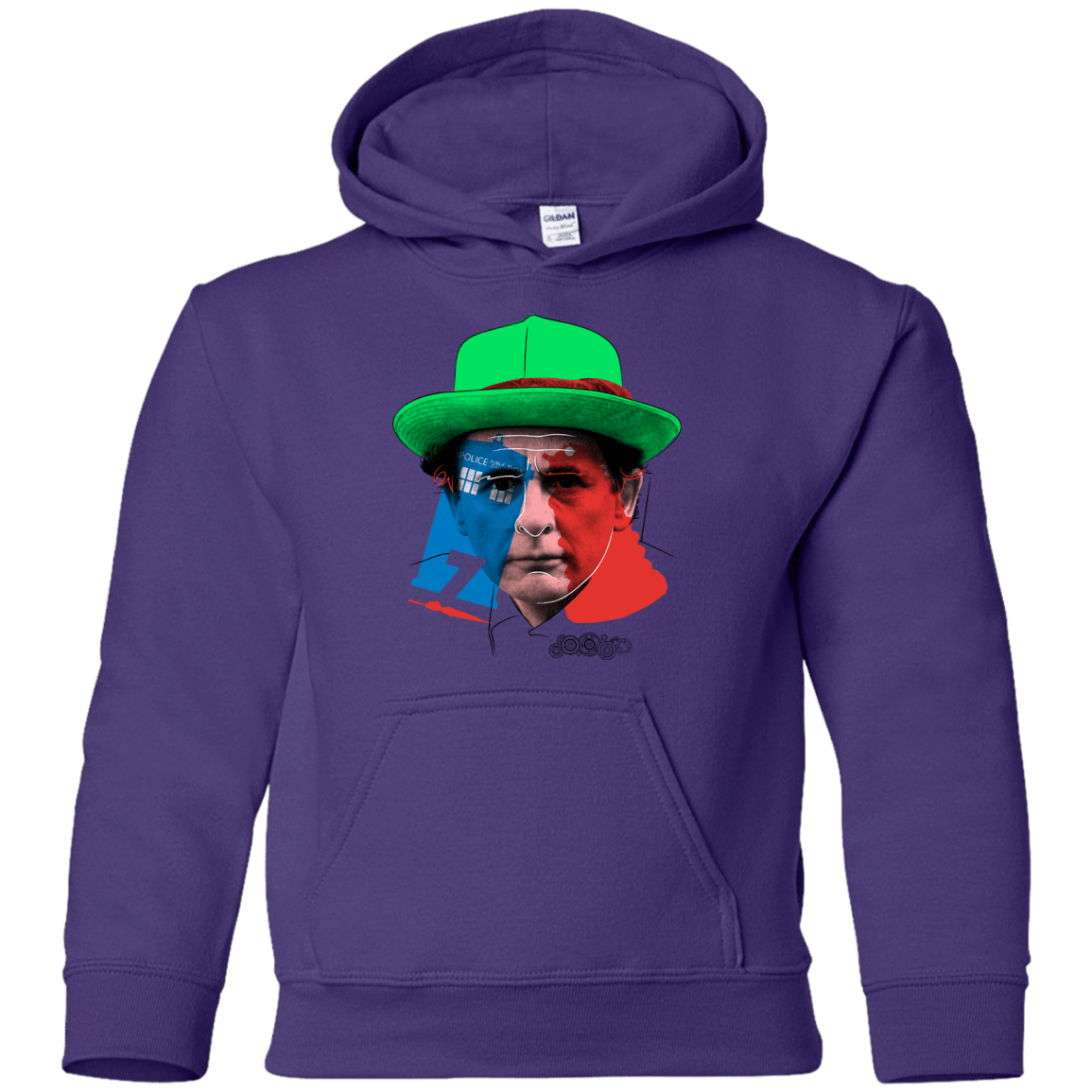 Sweatshirts Purple / YS Doctor Warwhol 7 Youth Hoodie