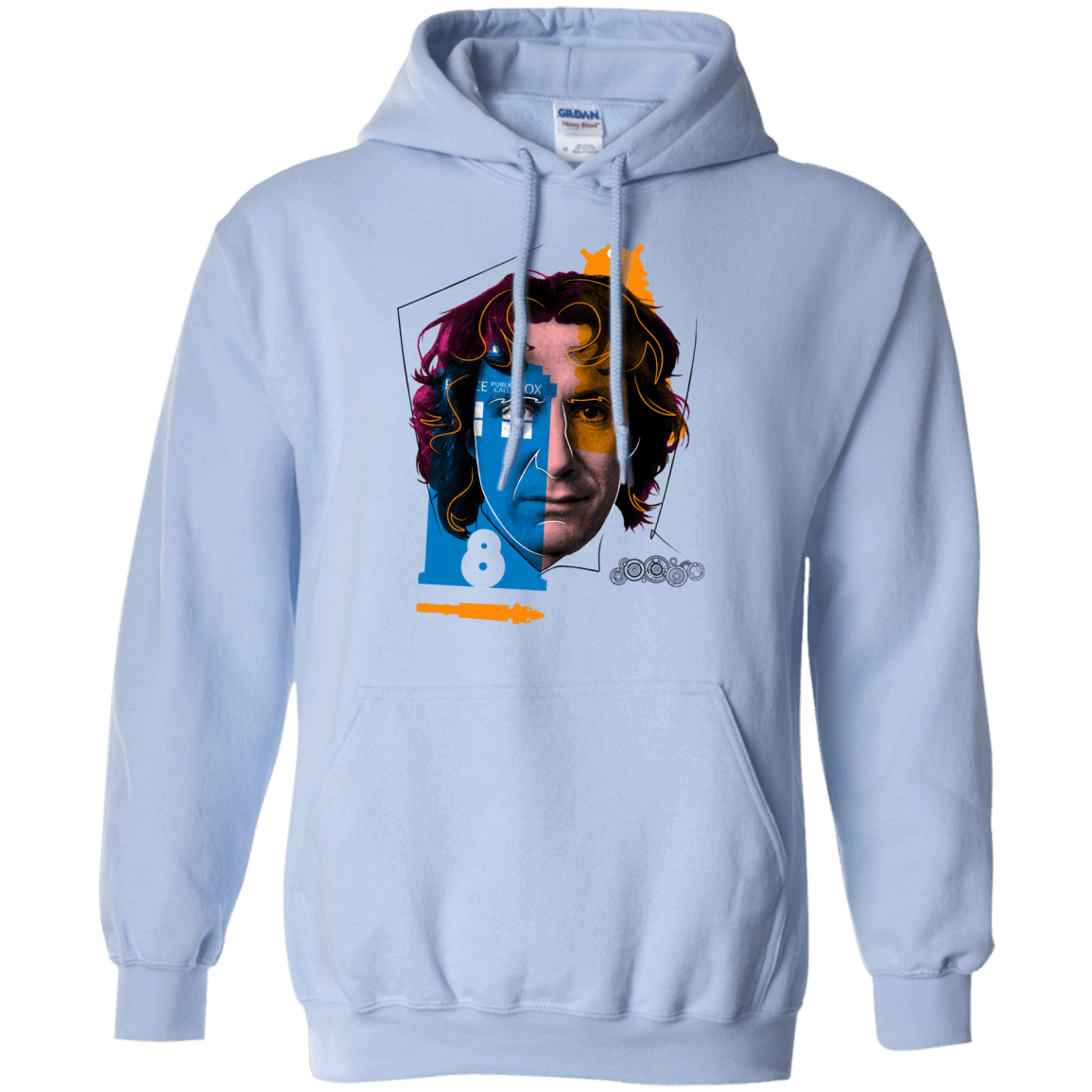 Sweatshirts Light Blue / S Doctor Warwhol 8 Pullover Hoodie
