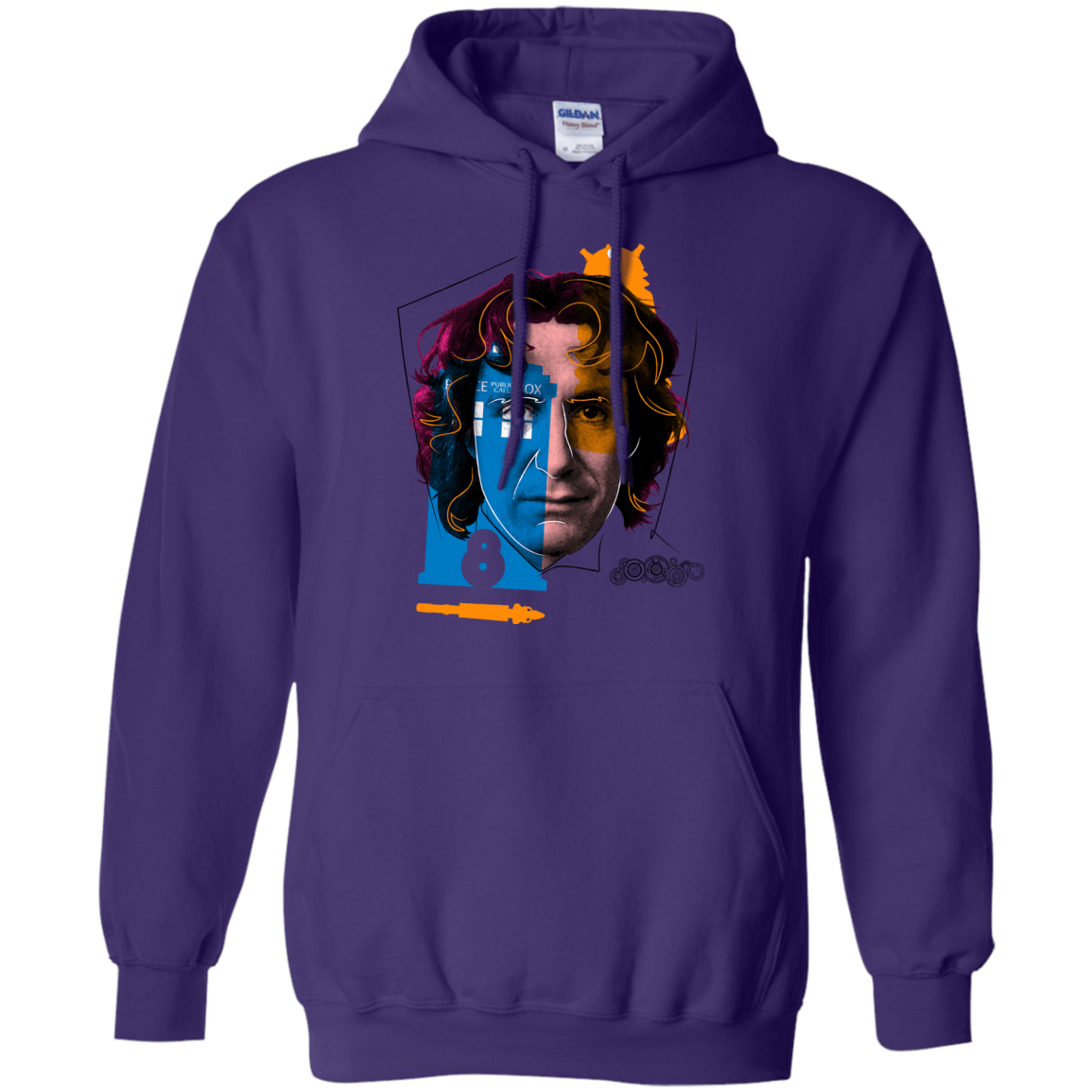 Sweatshirts Purple / S Doctor Warwhol 8 Pullover Hoodie