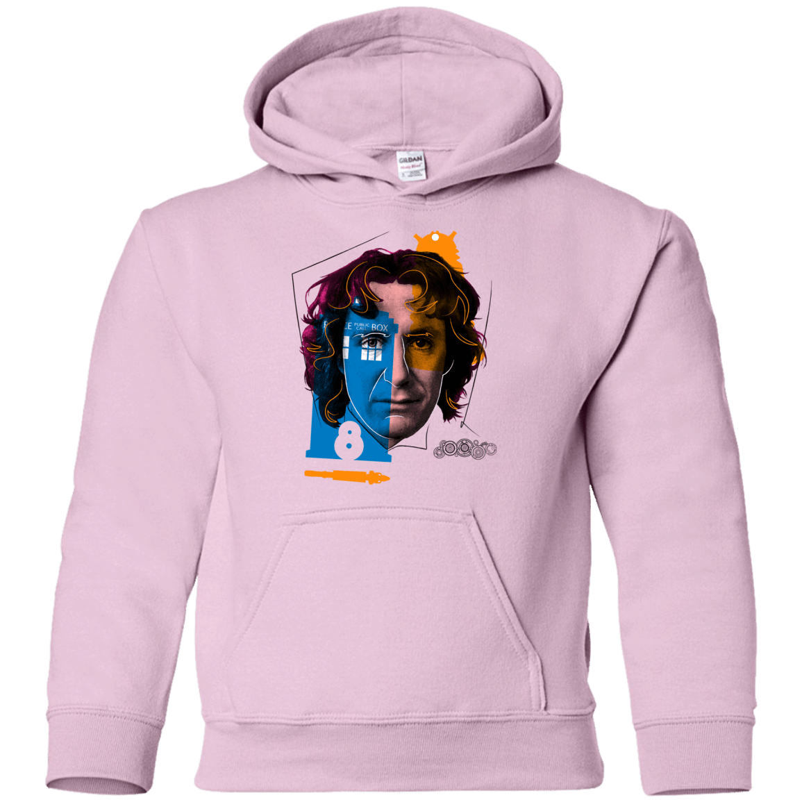 Sweatshirts Light Pink / YS Doctor Warwhol 8 Youth Hoodie