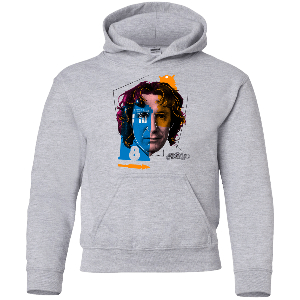 Sweatshirts Sport Grey / YS Doctor Warwhol 8 Youth Hoodie