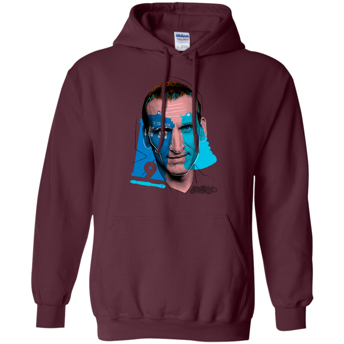 Sweatshirts Maroon / S Doctor Warwhol 9 Pullover Hoodie