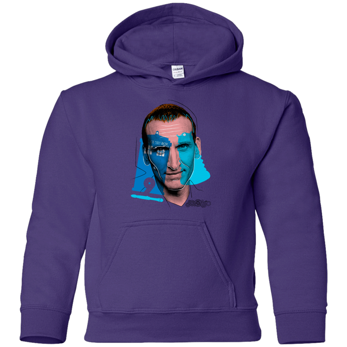 Sweatshirts Purple / YS Doctor Warwhol 9 Youth Hoodie