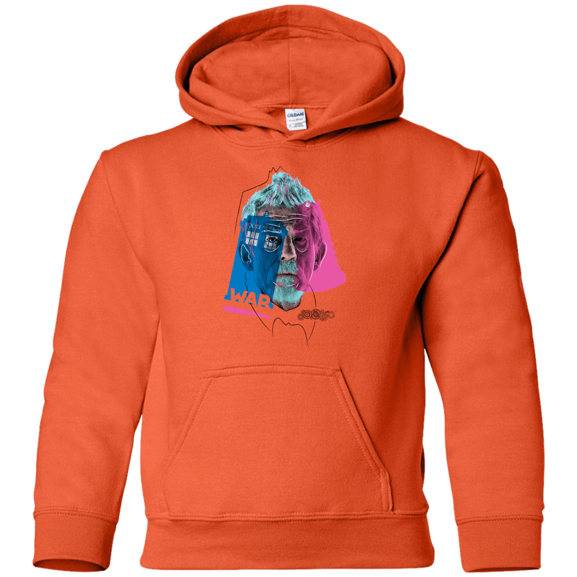 Sweatshirts Orange / YS Doctor Warwhol War Youth Hoodie