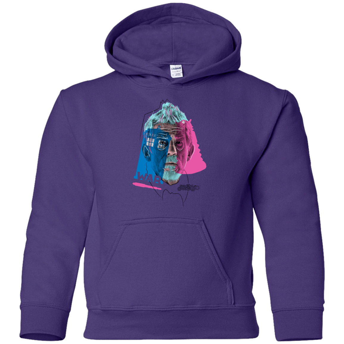 Sweatshirts Purple / YS Doctor Warwhol War Youth Hoodie