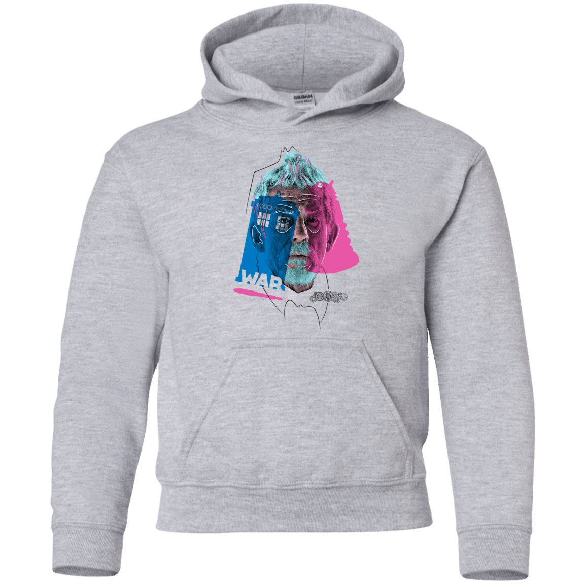 Sweatshirts Sport Grey / YS Doctor Warwhol War Youth Hoodie