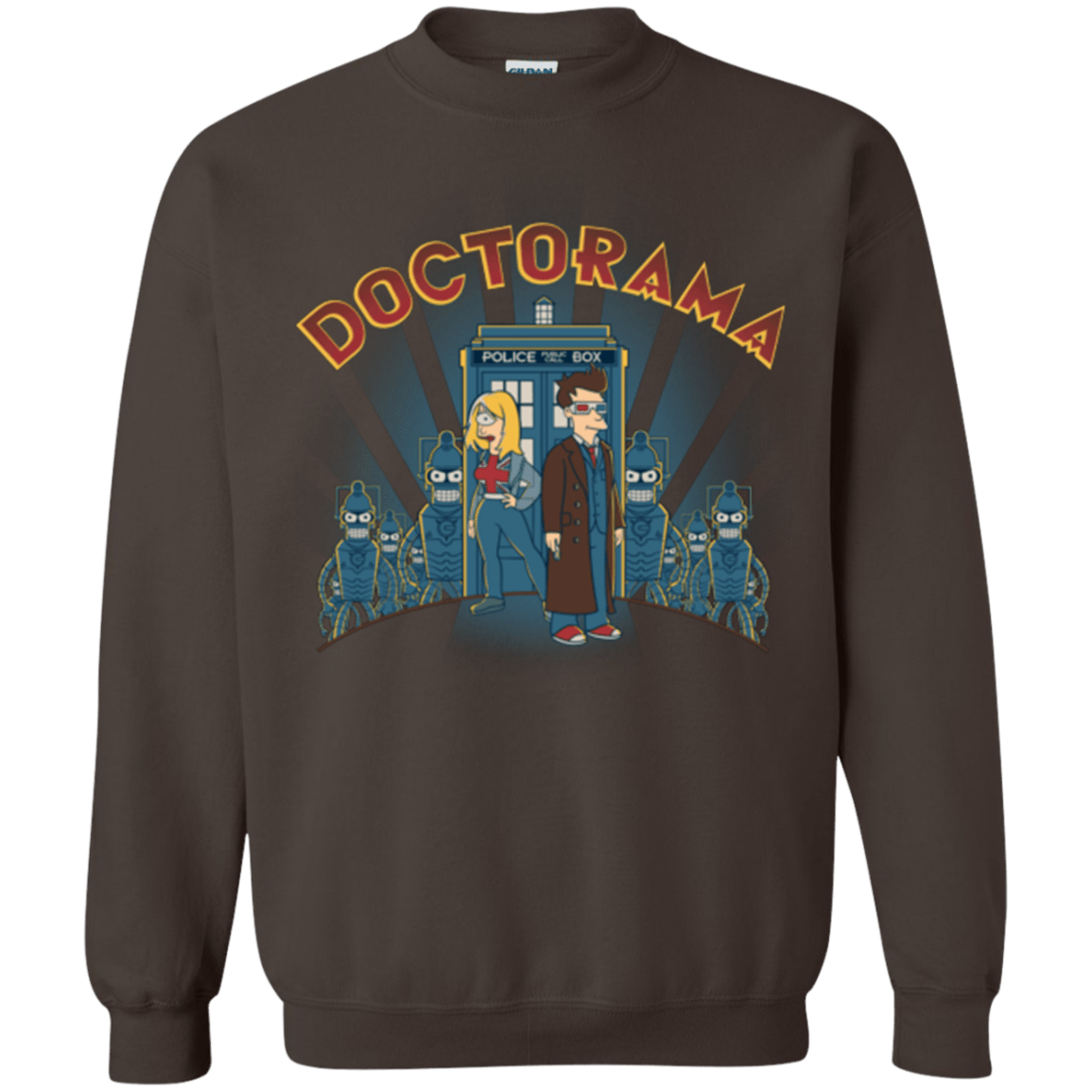 Sweatshirts Dark Chocolate / Small DOCTORAMA (2) Crewneck Sweatshirt