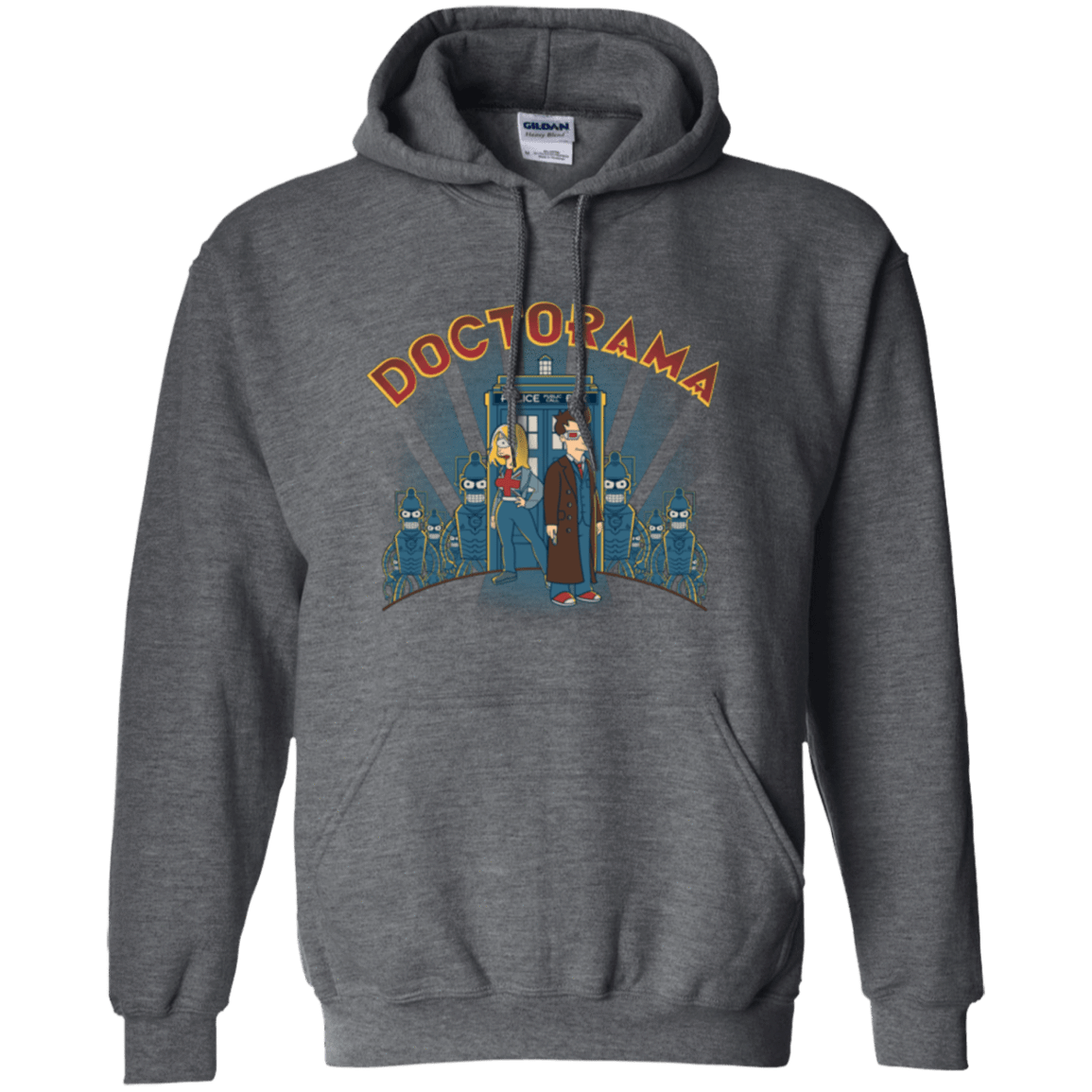 Sweatshirts Dark Heather / Small DOCTORAMA (2) Pullover Hoodie