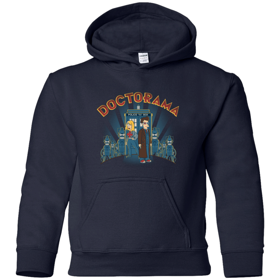 Sweatshirts Navy / YS DOCTORAMA (2) Youth Hoodie