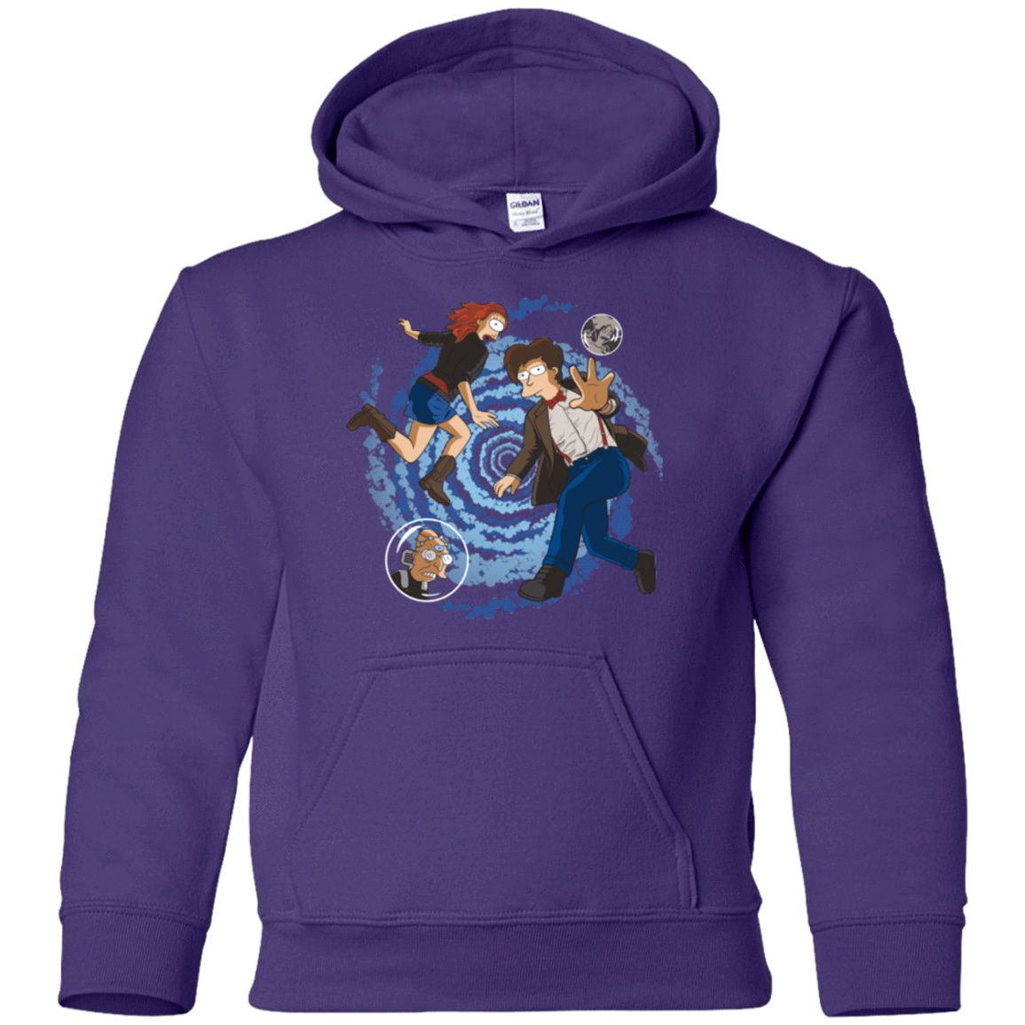Sweatshirts Purple / YS Doctorama Returns Youth Hoodie