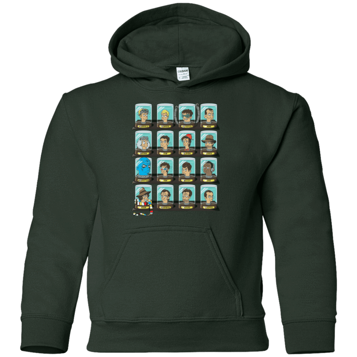 Sweatshirts Forest Green / YS Doctorama Youth Hoodie