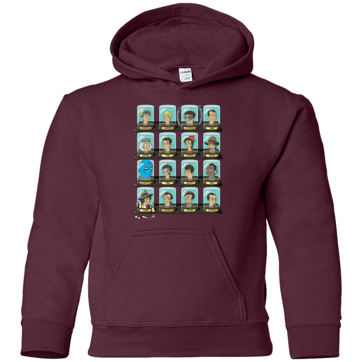 Sweatshirts Maroon / YS Doctorama Youth Hoodie