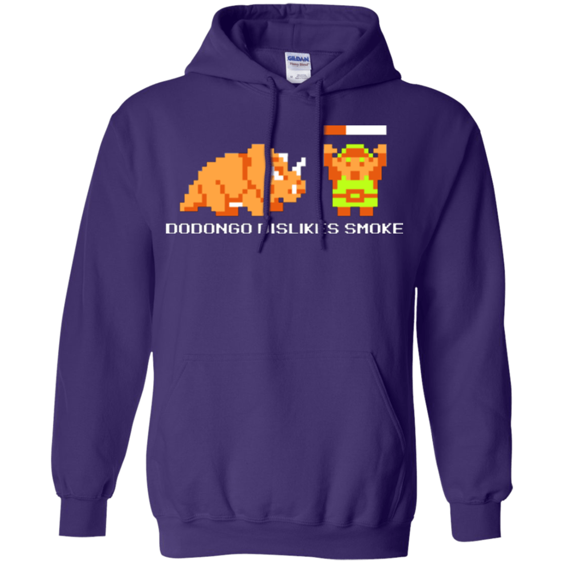 Sweatshirts Purple / Small Dodongo Dislikes Smoke Pullover Hoodie