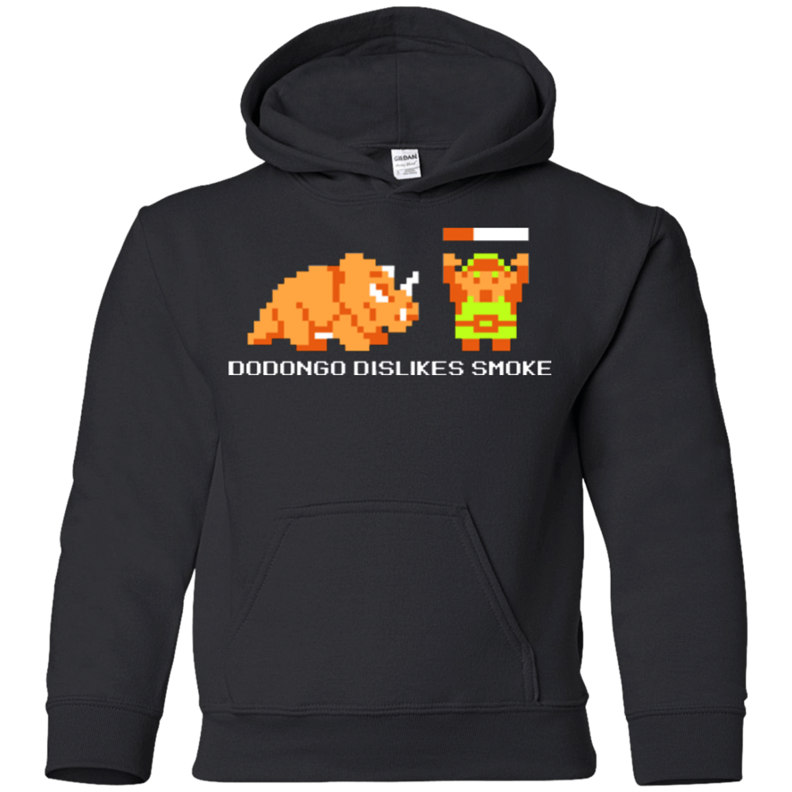 Sweatshirts Black / YS Dodongo Dislikes Smoke Youth Hoodie