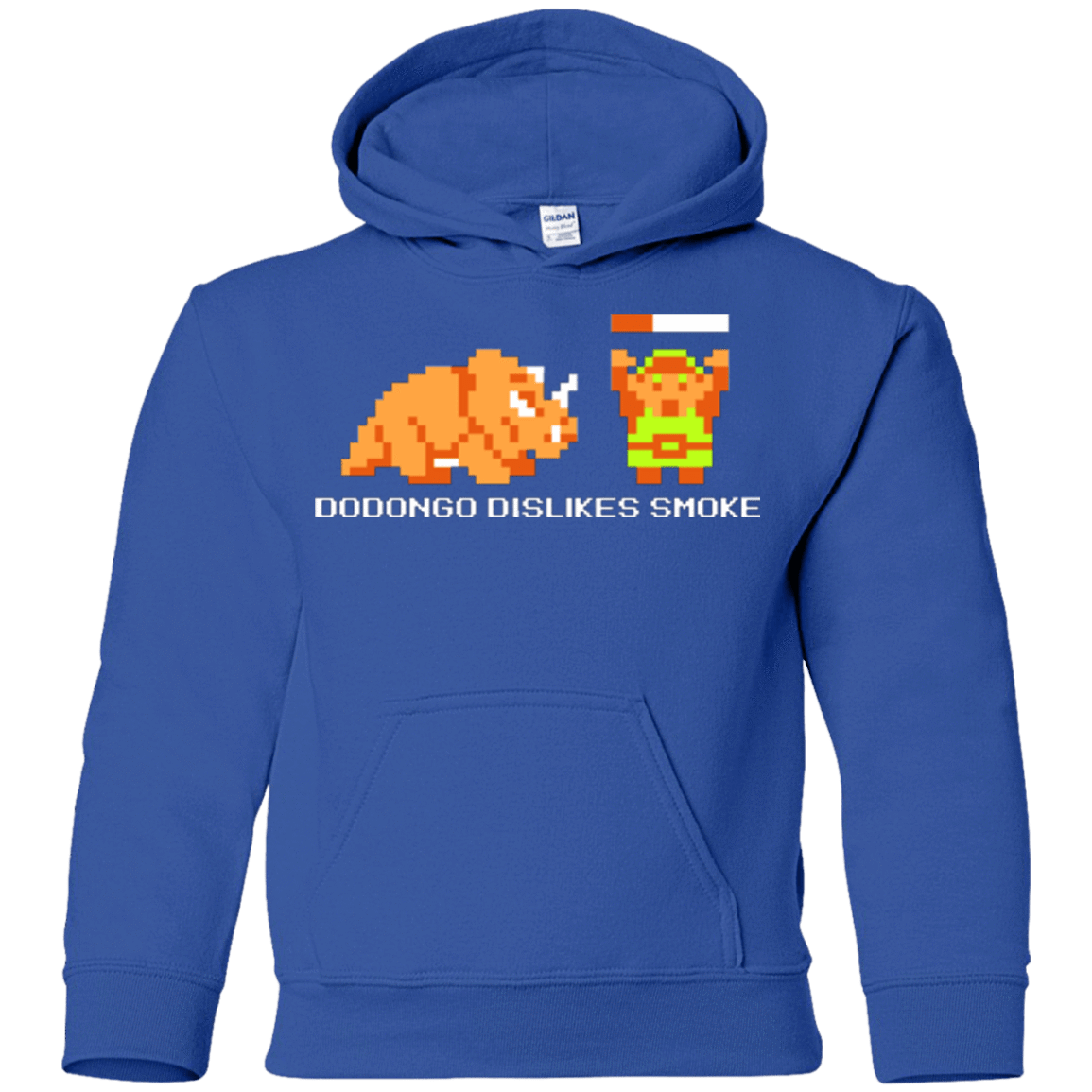 Sweatshirts Royal / YS Dodongo Dislikes Smoke Youth Hoodie