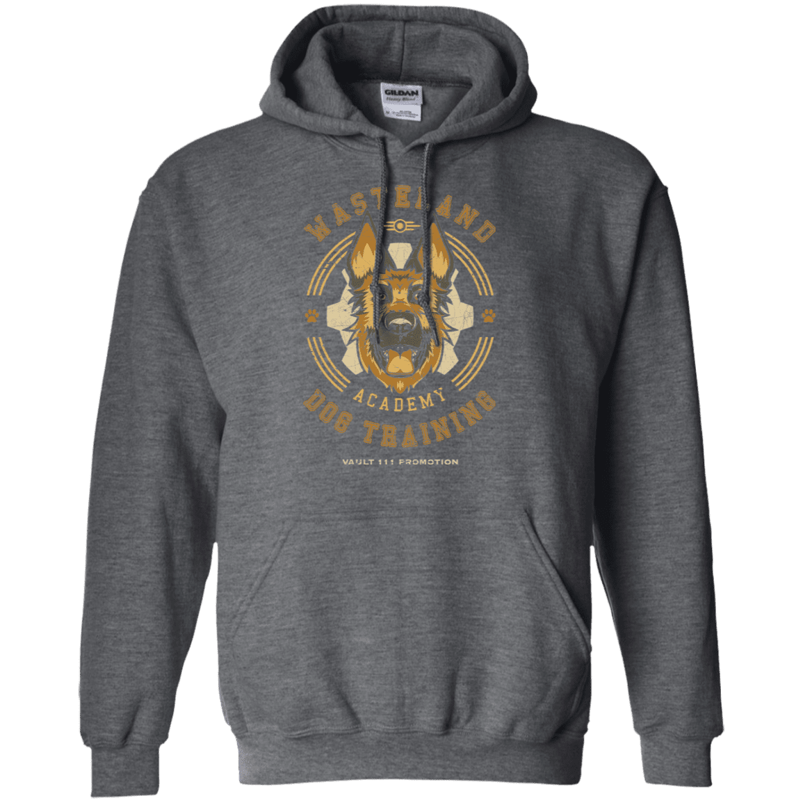 Sweatshirts Dark Heather / S Dogmeat Training Academy Pullover Hoodie