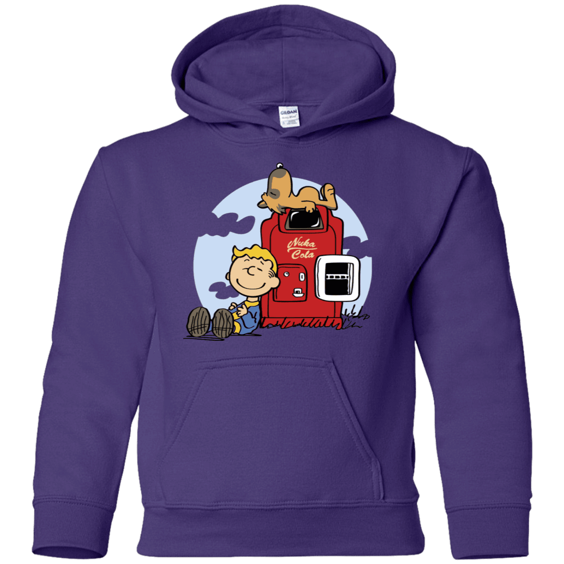 Sweatshirts Purple / YS Dogmuts Youth Hoodie