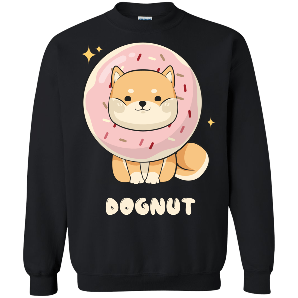 Sweatshirts Black / Small Dognut Crewneck Sweatshirt