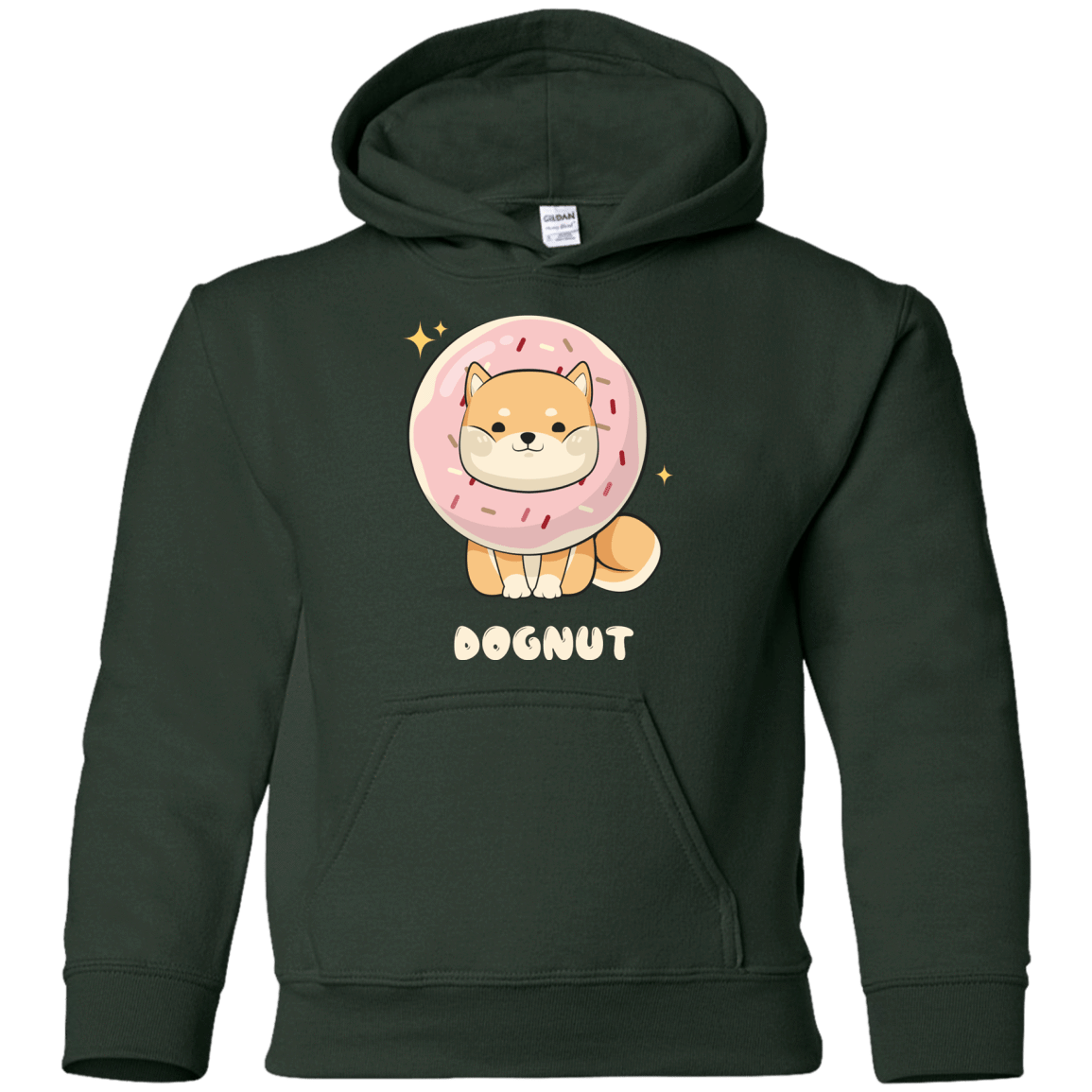 Sweatshirts Forest Green / YS Dognut Youth Hoodie