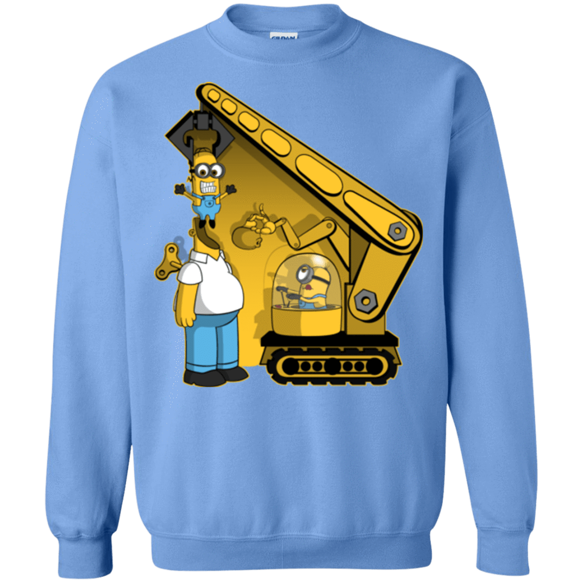 Sweatshirts Carolina Blue / Small Doh Minion Crewneck Sweatshirt