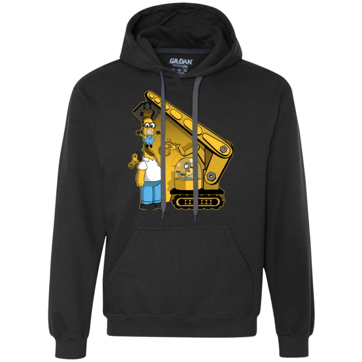 Sweatshirts Black / Small Doh Minion Premium Fleece Hoodie
