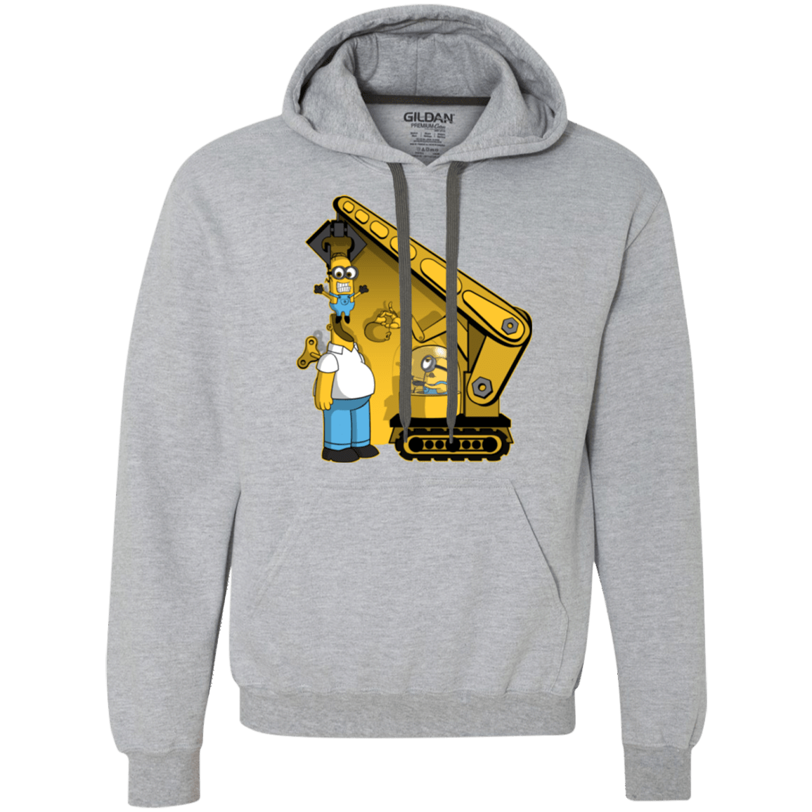 Sweatshirts Sport Grey / Small Doh Minion Premium Fleece Hoodie