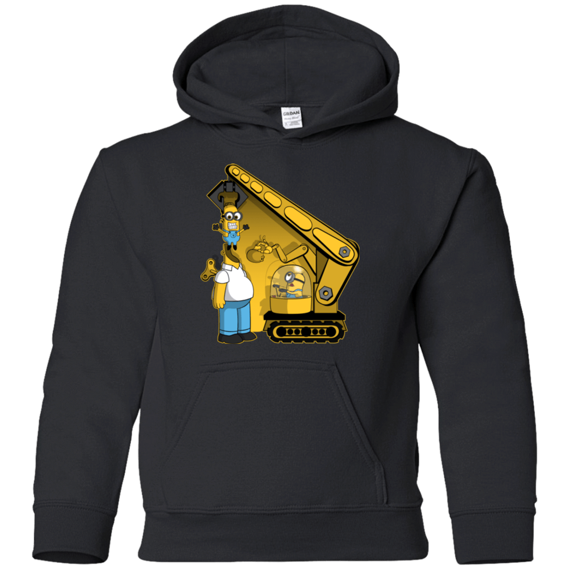 Sweatshirts Black / YS Doh Minion Youth Hoodie