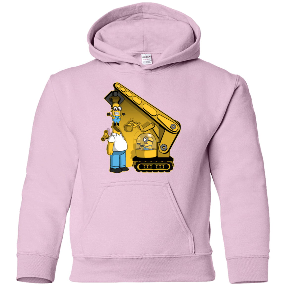 Sweatshirts Light Pink / YS Doh Minion Youth Hoodie