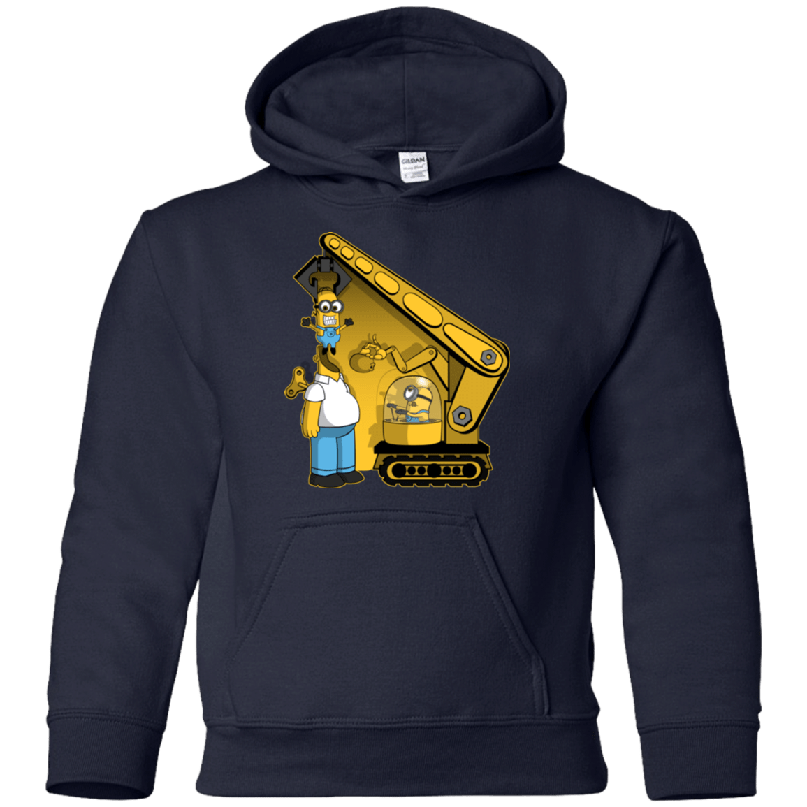 Sweatshirts Navy / YS Doh Minion Youth Hoodie