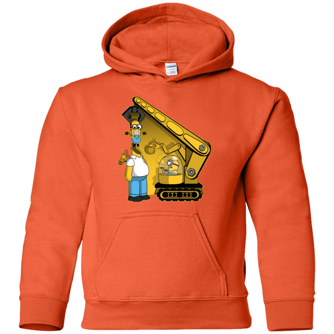 Sweatshirts Orange / YS Doh Minion Youth Hoodie