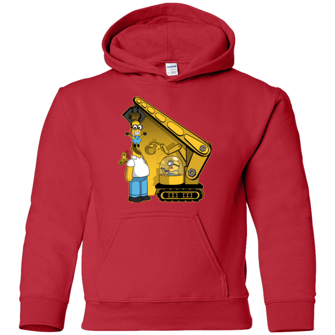 Sweatshirts Red / YS Doh Minion Youth Hoodie