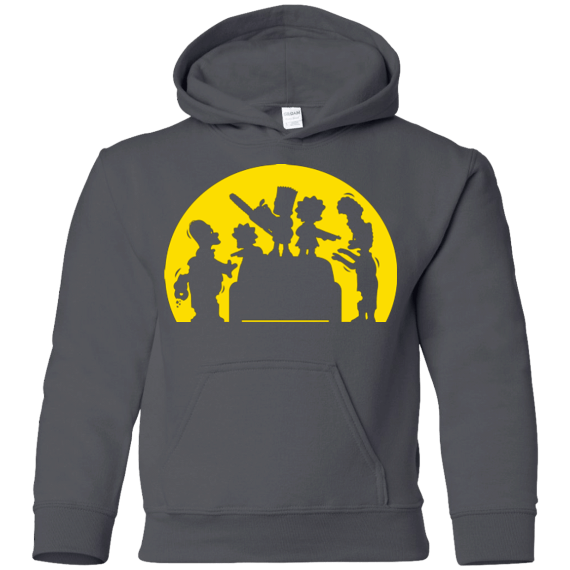Sweatshirts Charcoal / YS Doh Zombies Youth Hoodie
