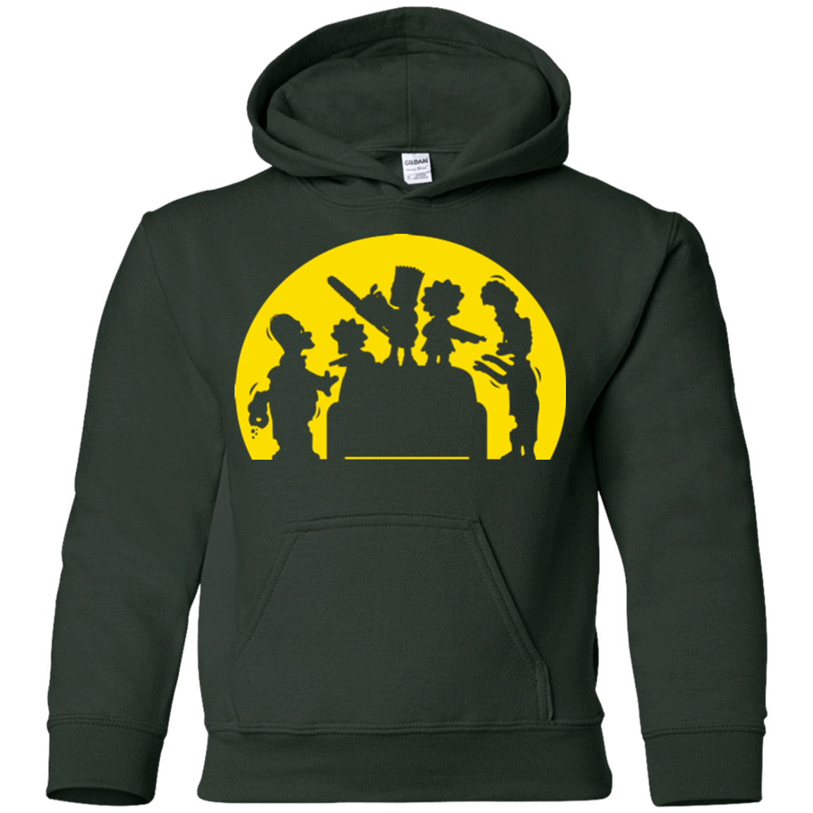 Sweatshirts Forest Green / YS Doh Zombies Youth Hoodie