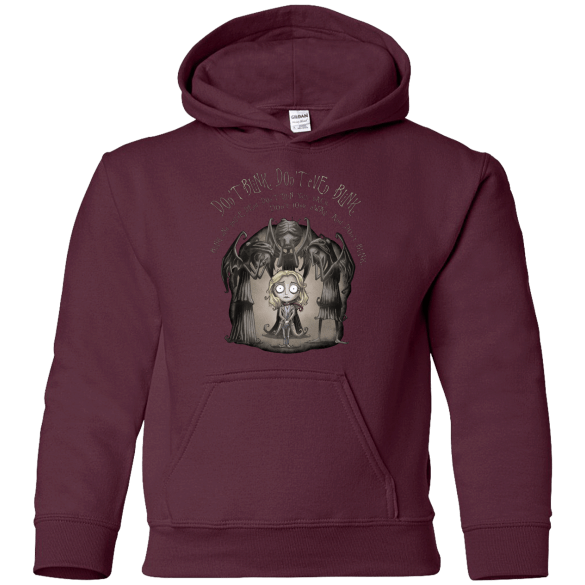 Sweatshirts Maroon / YS Dont Blink Youth Hoodie