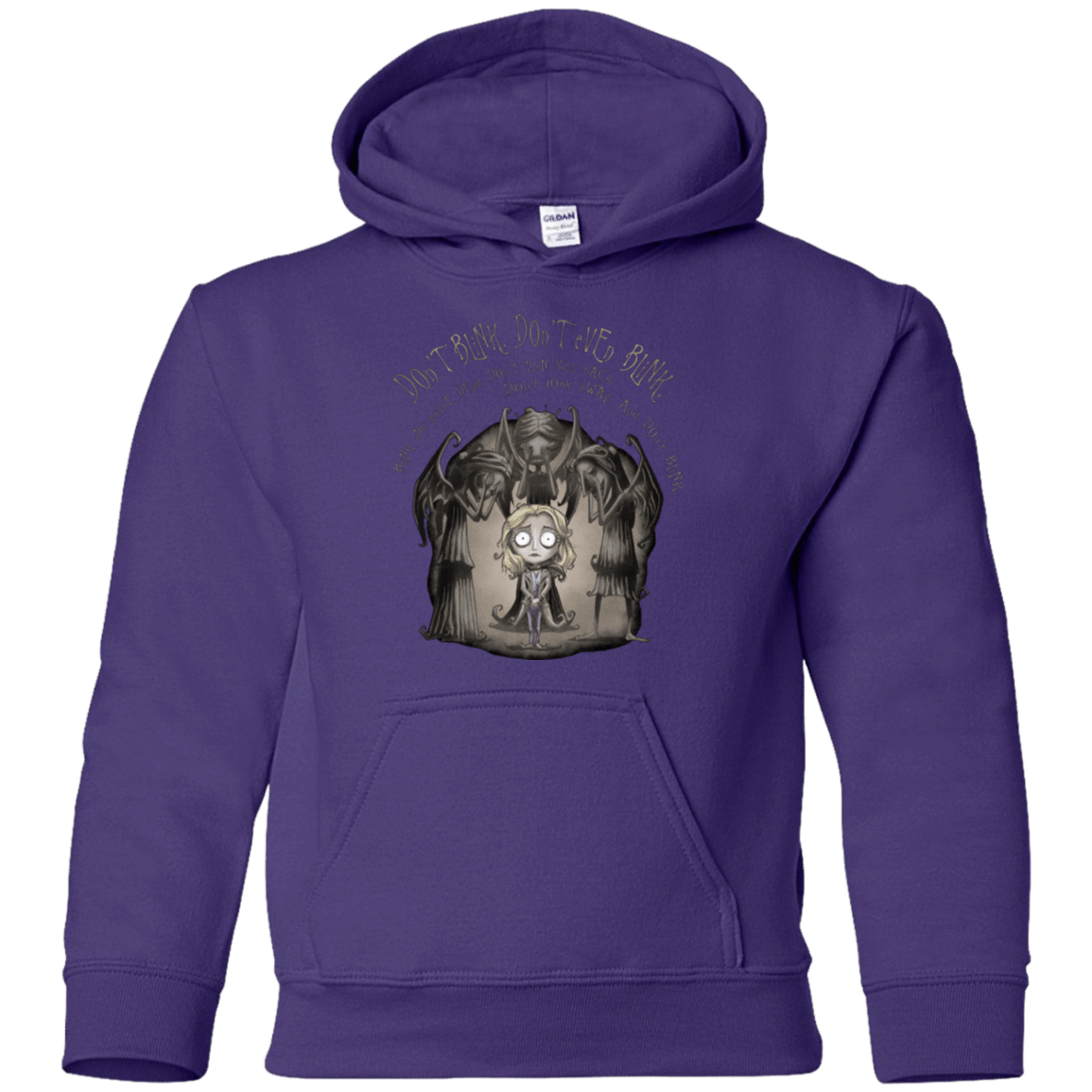 Sweatshirts Purple / YS Dont Blink Youth Hoodie