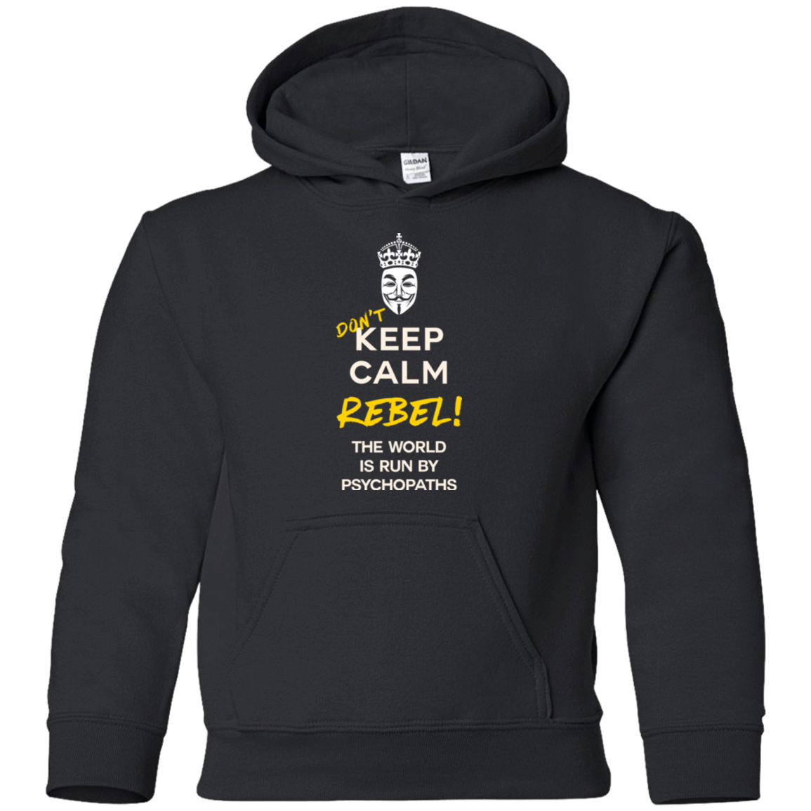 Sweatshirts Black / YS Dont Keep Calm Youth Hoodie