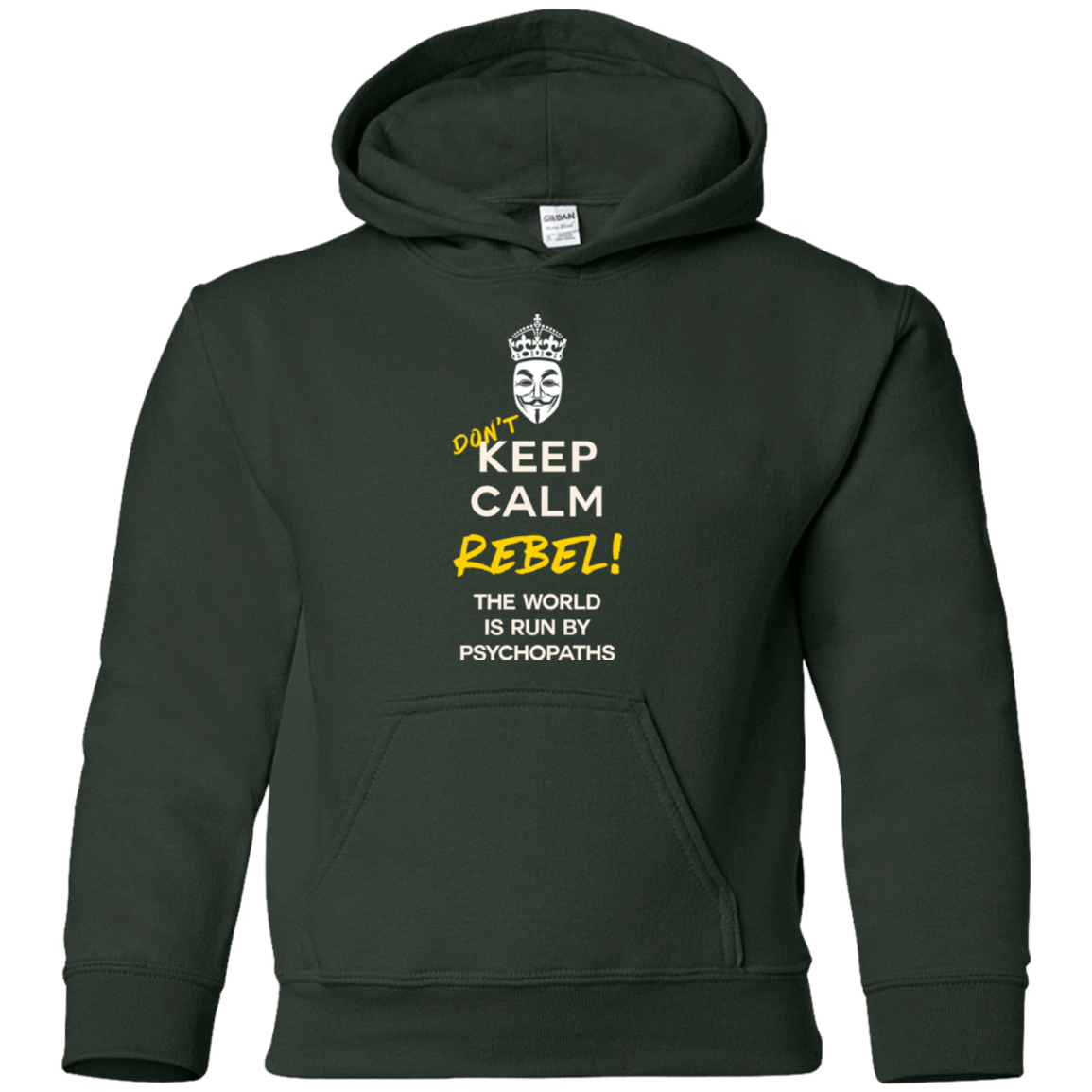 Sweatshirts Forest Green / YS Dont Keep Calm Youth Hoodie