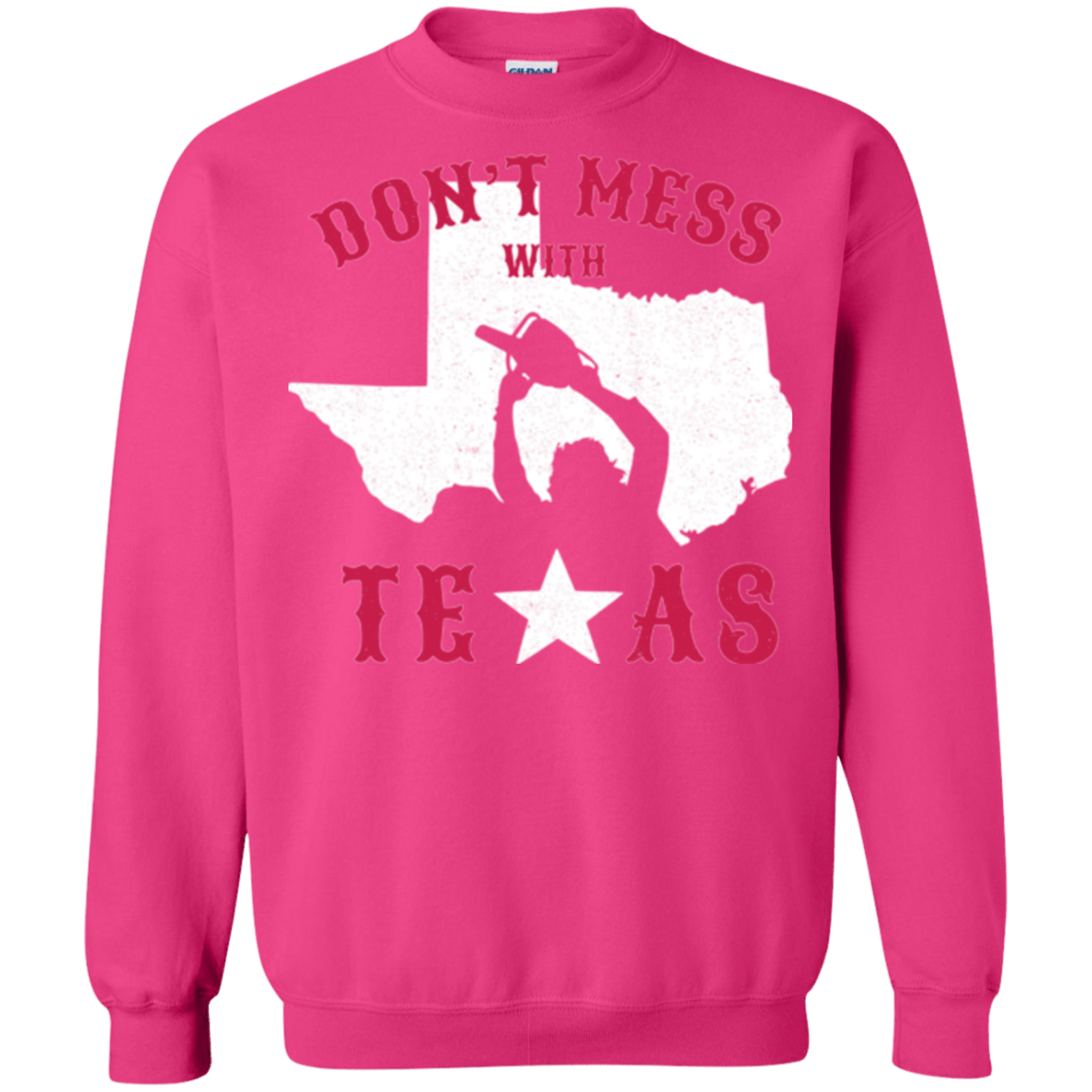 Sweatshirts Heliconia / Small Dont Mess With Texas Crewneck Sweatshirt