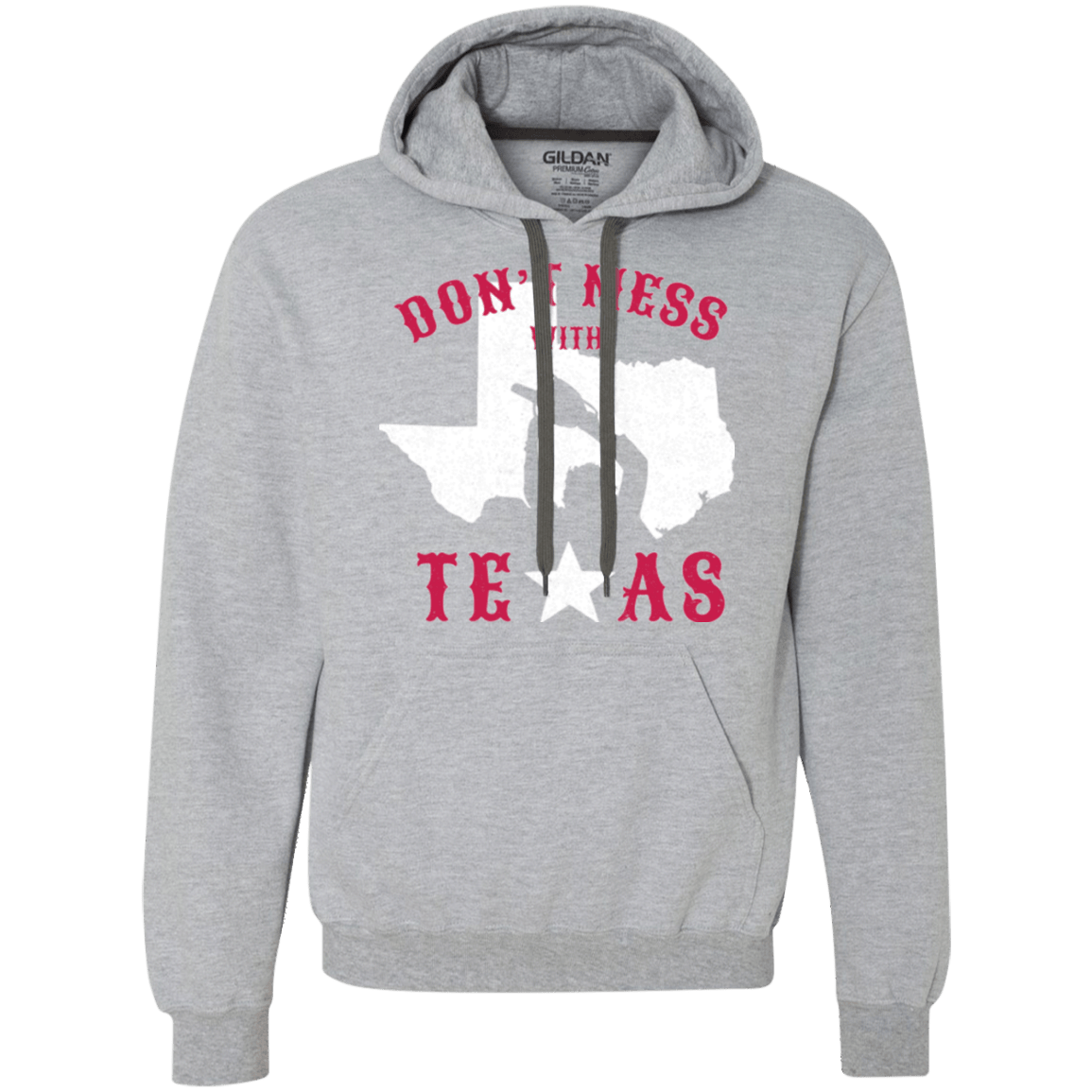 Sweatshirts Sport Grey / Small Dont Mess With Texas Premium Fleece Hoodie