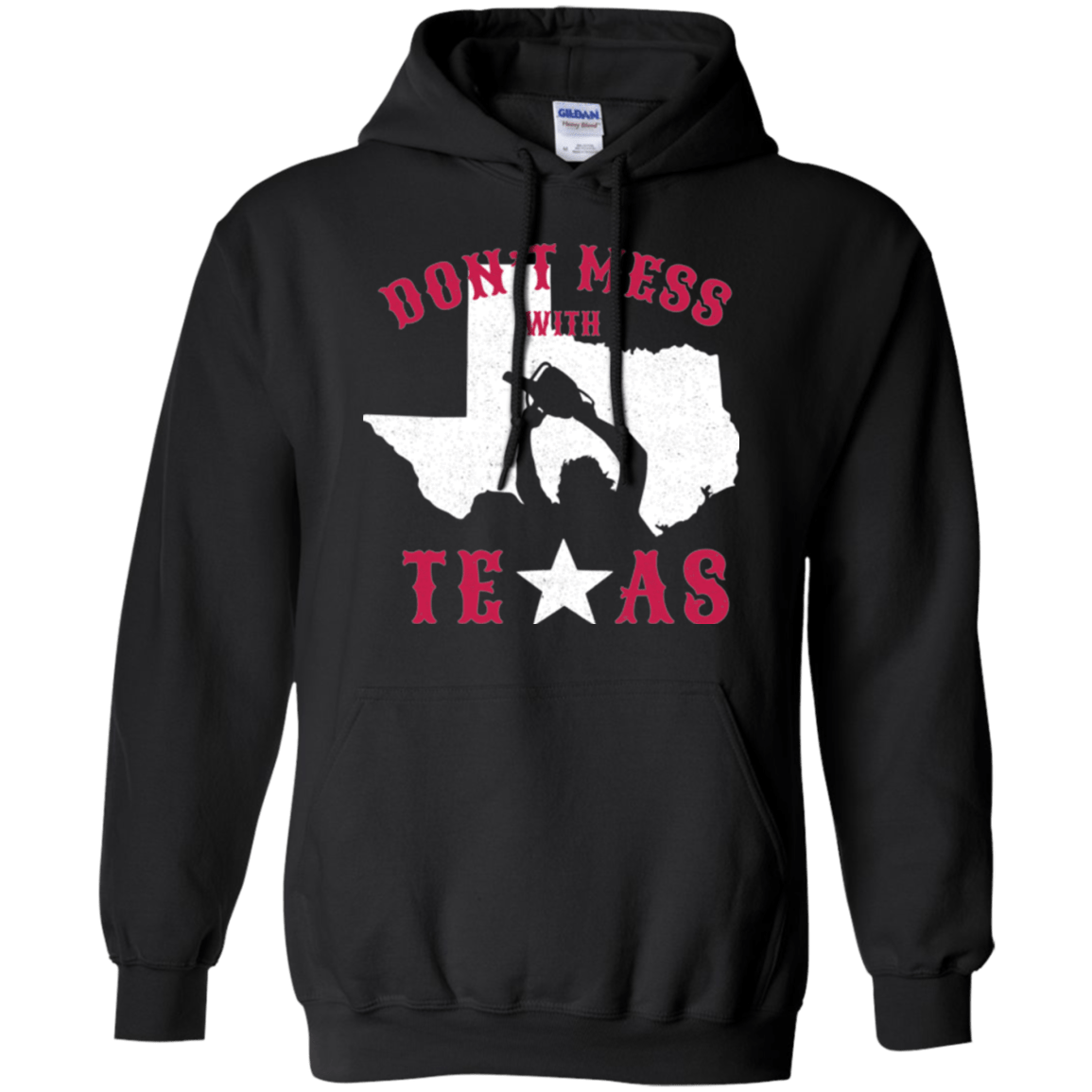 Sweatshirts Black / Small Dont Mess With Texas Pullover Hoodie