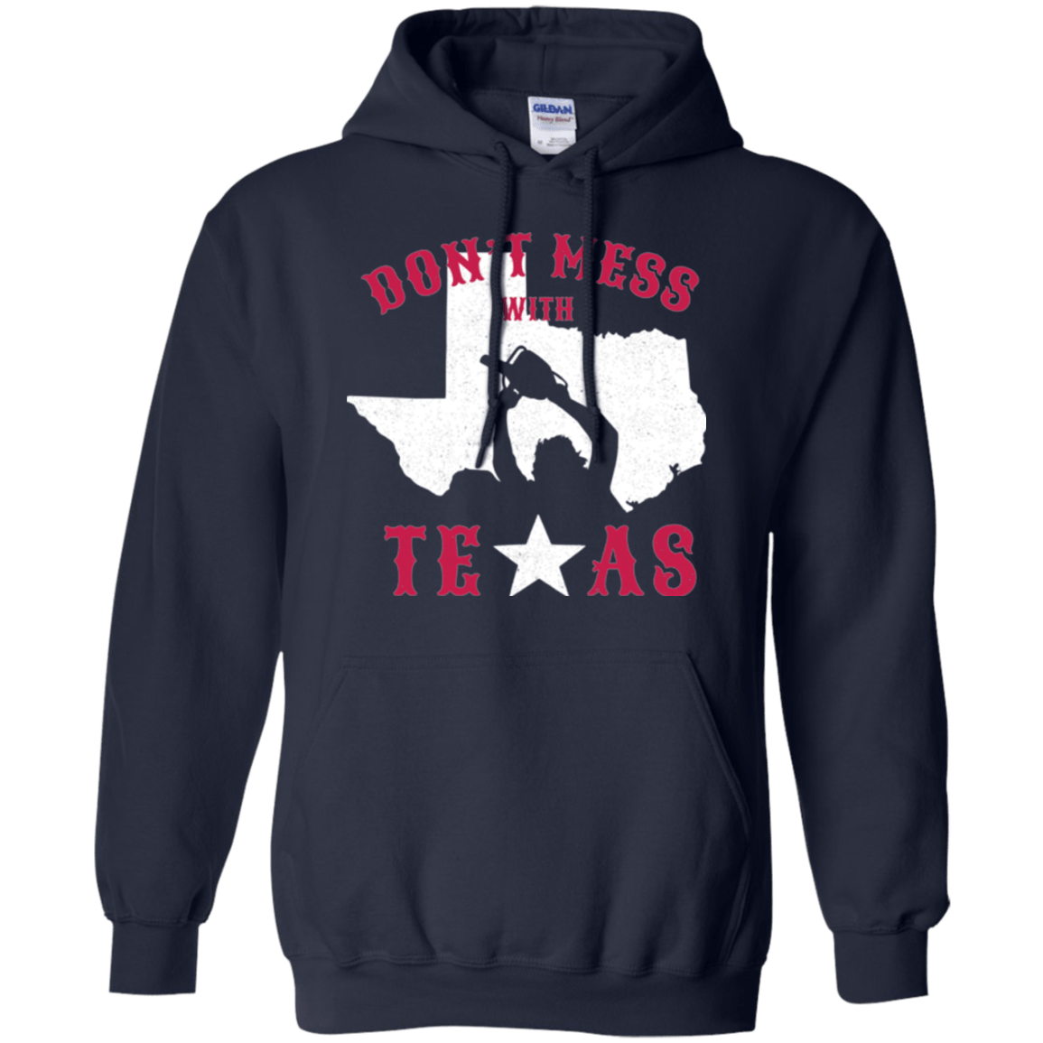 Sweatshirts Navy / Small Dont Mess With Texas Pullover Hoodie