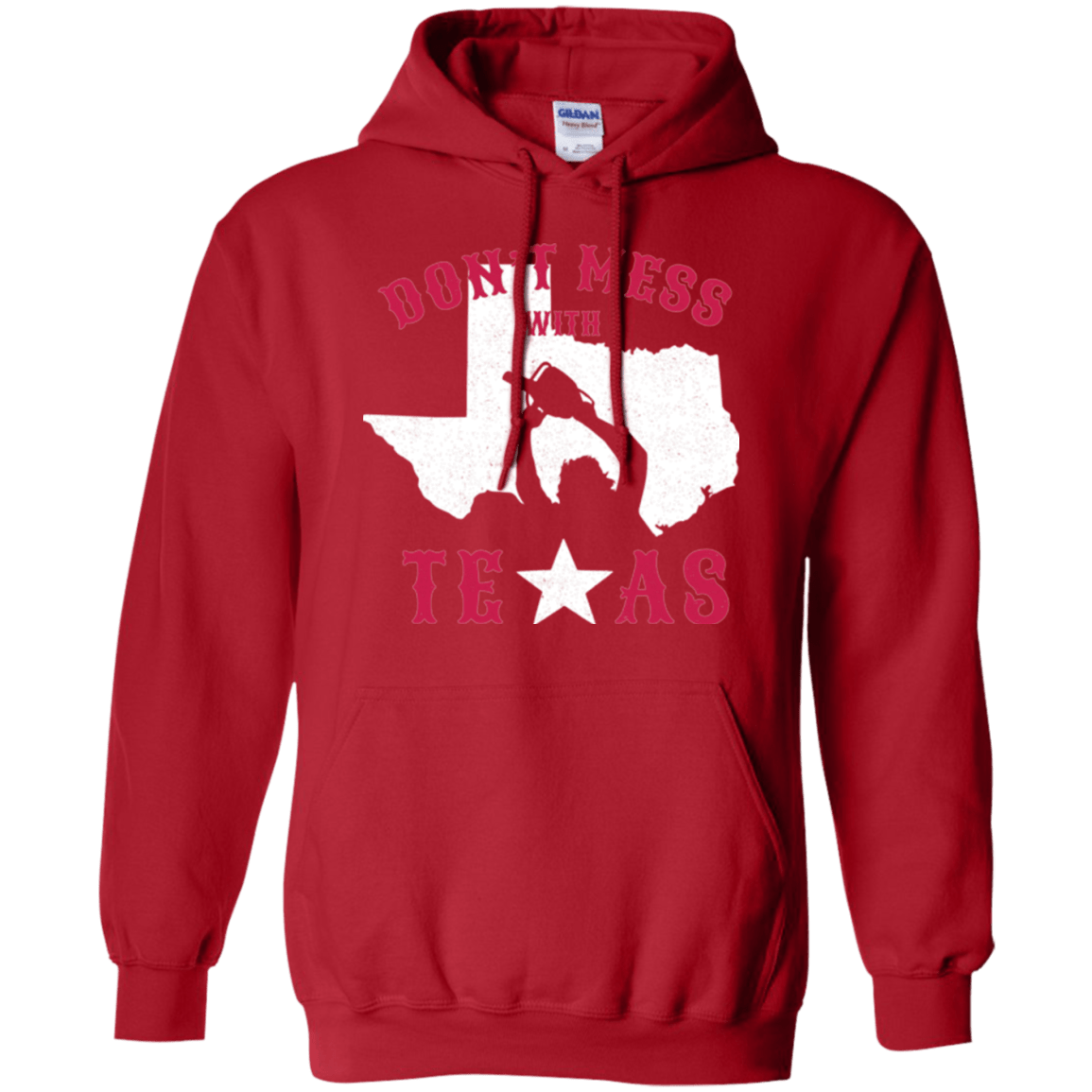 Sweatshirts Red / Small Dont Mess With Texas Pullover Hoodie