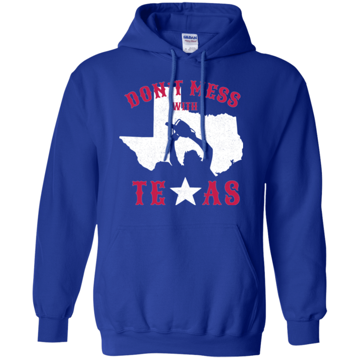Sweatshirts Royal / Small Dont Mess With Texas Pullover Hoodie