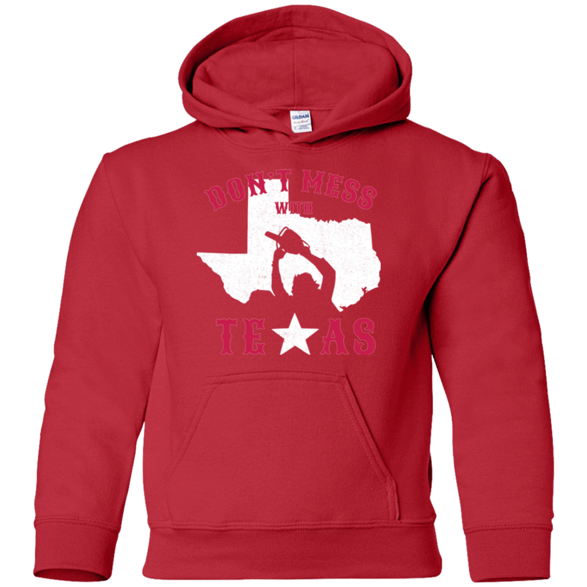 Sweatshirts Red / YS Dont Mess With Texas Youth Hoodie