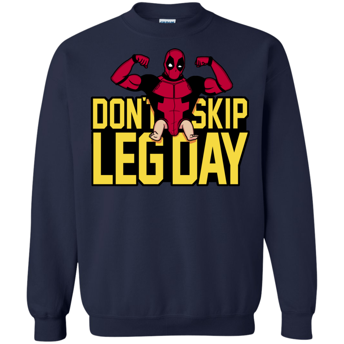 Sweatshirts Navy / S Dont Skip Leg Day Crewneck Sweatshirt