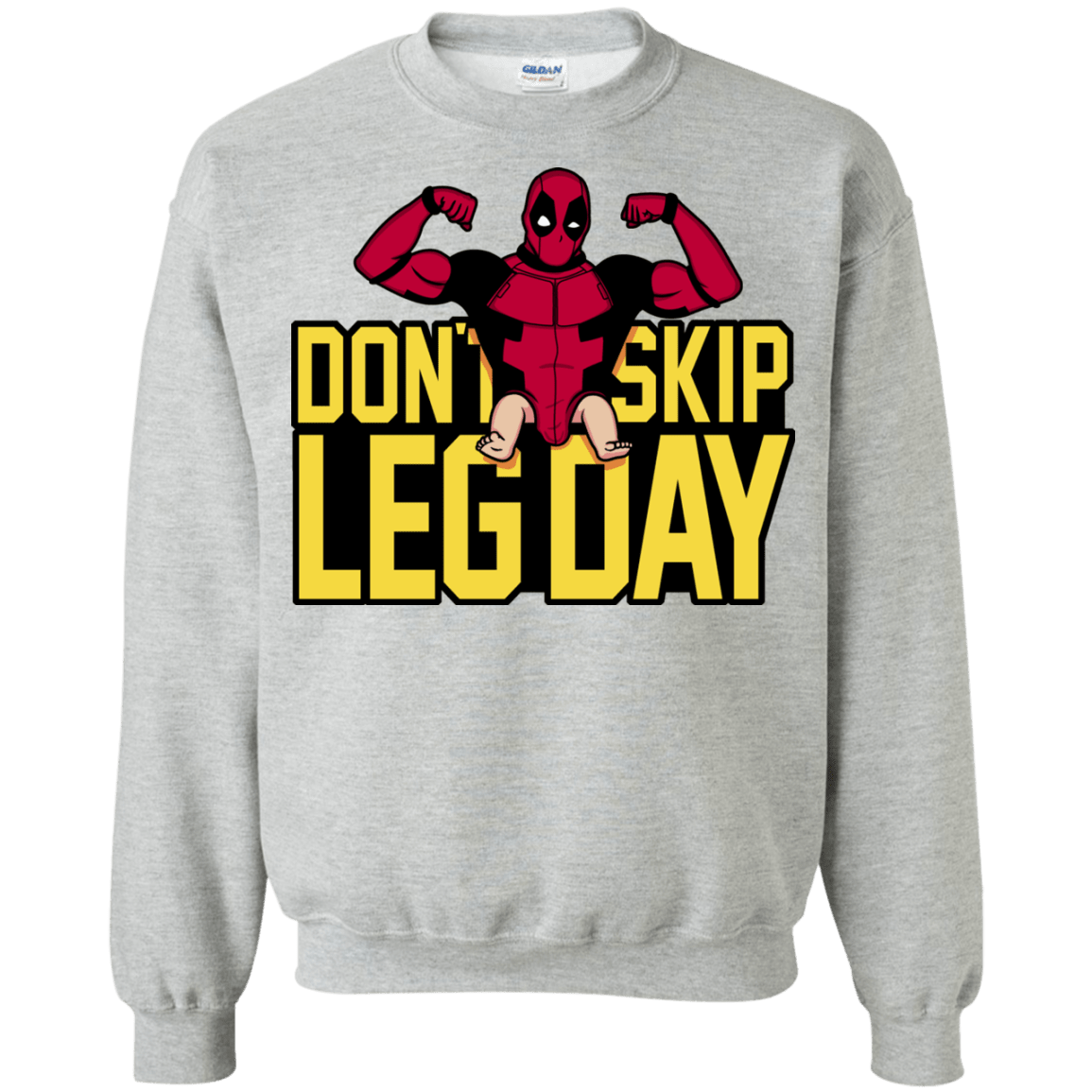 Sweatshirts Sport Grey / S Dont Skip Leg Day Crewneck Sweatshirt