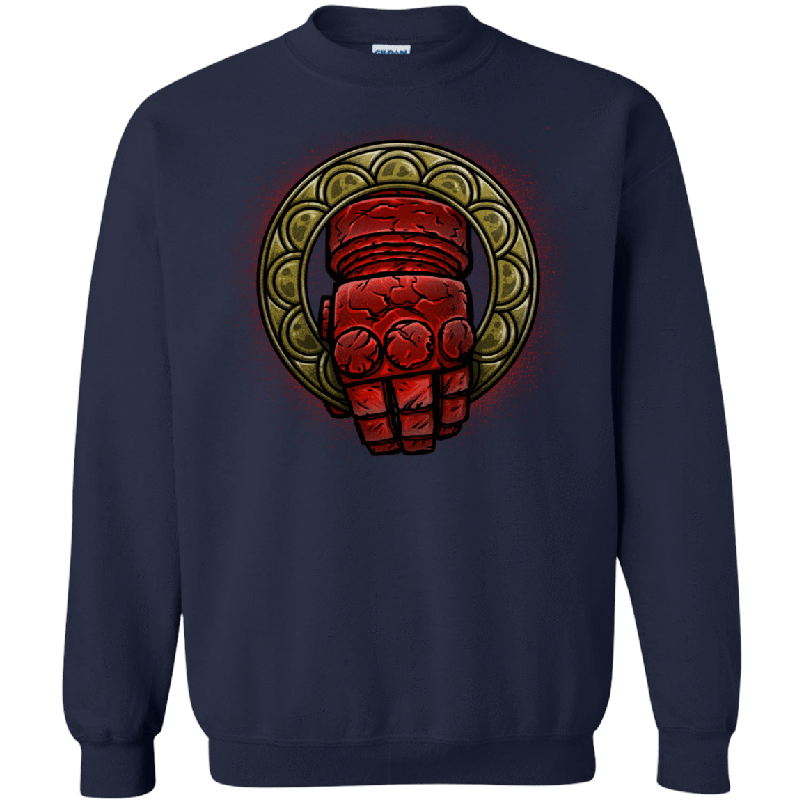 Sweatshirts Navy / Small Doom Hand of the King Crewneck Sweatshirt